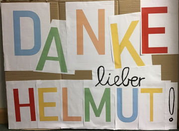 Helmut Dorr Jubilaeum Schild 360